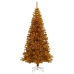 Árbol de Navidad artificial con soporte PET dorado 180 cm