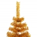 Árbol de Navidad artificial con soporte PET dorado 180 cm