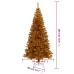 Árbol de Navidad artificial con soporte PET dorado 180 cm