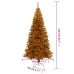 Árbol de Navidad artificial con soporte PET dorado 210 cm