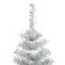 Árbol de Navidad artificial con soporte plateado PET 180 cm