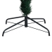 Árbol de Navidad artificial y soporte fibra óptica verde 210 cm