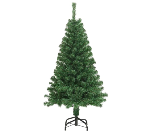 Árbol de Navidad artificial con ramas gruesas PVC verde 150 cm