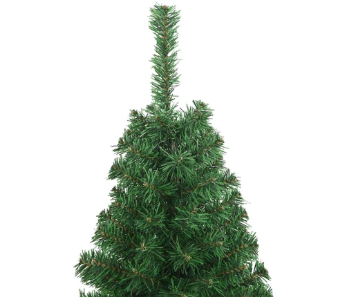 Árbol de Navidad artificial con ramas gruesas PVC verde 150 cm