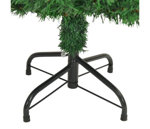 Árbol de Navidad artificial con ramas gruesas PVC verde 150 cm