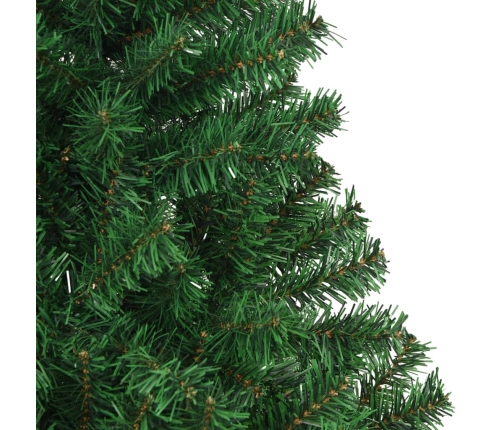 Árbol de Navidad artificial con ramas gruesas PVC verde 180 cm