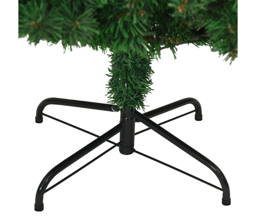 Árbol de Navidad artificial con ramas gruesas PVC verde 180 cm