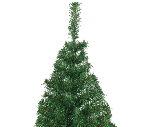 Árbol de Navidad artificial con ramas gruesas PVC verde 240 cm