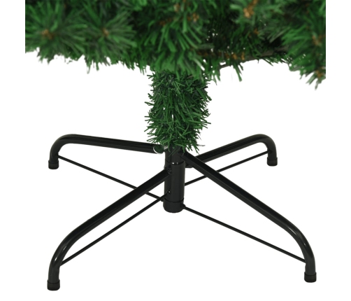 Árbol de Navidad artificial con ramas gruesas PVC verde 240 cm