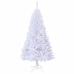 Árbol de Navidad artificial con ramas gruesas PVC blanco 150 cm