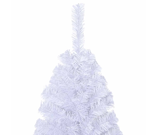 Árbol de Navidad artificial con ramas gruesas PVC blanco 150 cm