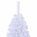 Árbol de Navidad artificial con ramas gruesas PVC blanco 150 cm