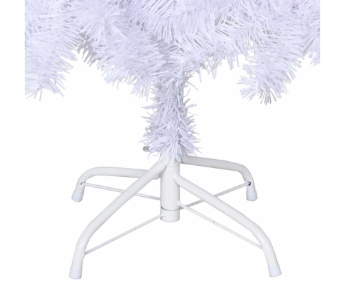 Árbol de Navidad artificial con ramas gruesas PVC blanco 150 cm