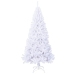 Árbol de Navidad artificial con ramas gruesas PVC blanco 180 cm