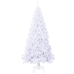 Árbol de Navidad artificial con ramas gruesas PVC blanco 240 cm