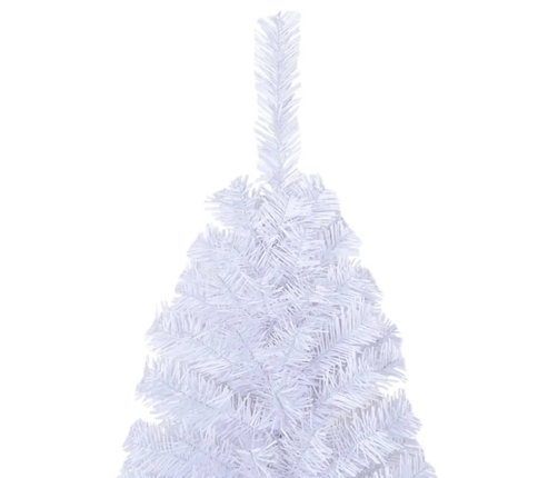 Árbol de Navidad artificial con ramas gruesas PVC blanco 240 cm