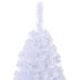 Árbol de Navidad artificial con ramas gruesas PVC blanco 240 cm