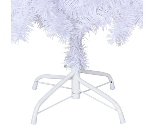 Árbol de Navidad artificial con ramas gruesas PVC blanco 240 cm