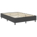 Cama box spring tela gris oscuro 160x200 cm