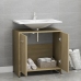 Armario de baño madera contrachapada color roble 60x33x61 cm