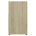 Armario de baño madera contrachapada color roble 60x33x61 cm