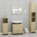 Armario de baño madera contrachapada color roble 60x33x61 cm