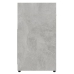 Armario de baño madera contrachapada gris hormigón 60x33x61 cm