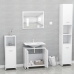 Conjunto de muebles de baño madera contrachapada blanco