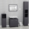 Set de muebles de baño madera contrachapada gris