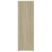 Armario de baño madera contrachapada color roble 30x30x95 cm