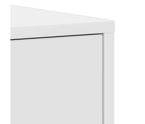 Armario de baño madera contrachapada blanco 30x30x183,5 cm
