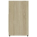 Armario de baño madera contrachapada color roble 60x33x61 cm