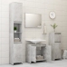 Conjunto de muebles de baño madera contrachapada gris hormigón