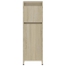 Armario de baño madera contrachapada color roble 30x30x95 cm