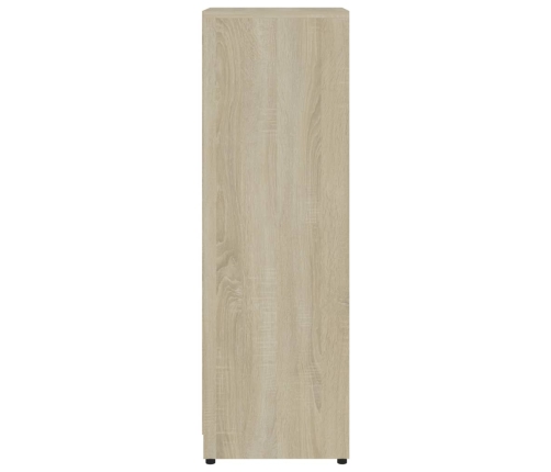 Armario de baño madera contrachapada color roble 30x30x95 cm