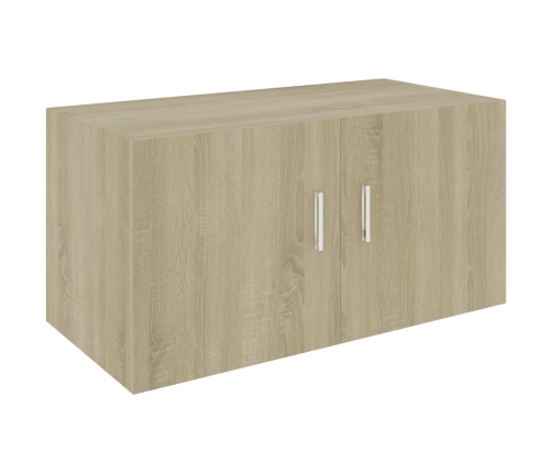 Armario de pared madera ingeniería roble Sonoma 80x39x40 cm