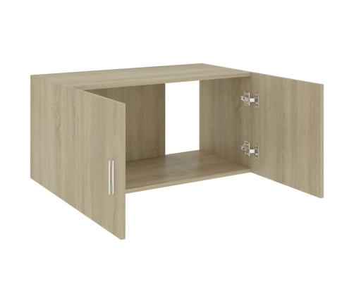 Armario de pared madera ingeniería roble Sonoma 80x39x40 cm