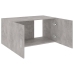 vidaXL Armario de pared madera contrachapada gris hormigón 80x39x40 cm