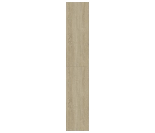 Estantería madera contrachapada color roble Sonoma 36x30x171 cm