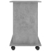 Mesa de ordenador madera contrachapada gris hormigón 80x50x75cm