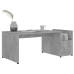 vidaXL Mesa de centro madera contrachapada gris hormigón 90x45x35 cm