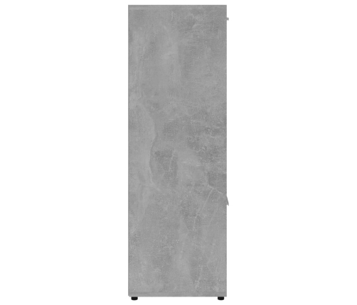 Estantería madera contrachapada gris hormigón 90x30x90 cm