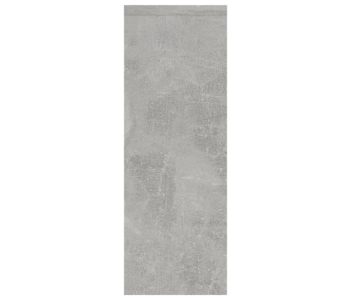 vidaXL Estantería de pared contrachapada gris hormigón 45,1x16x45,1 cm