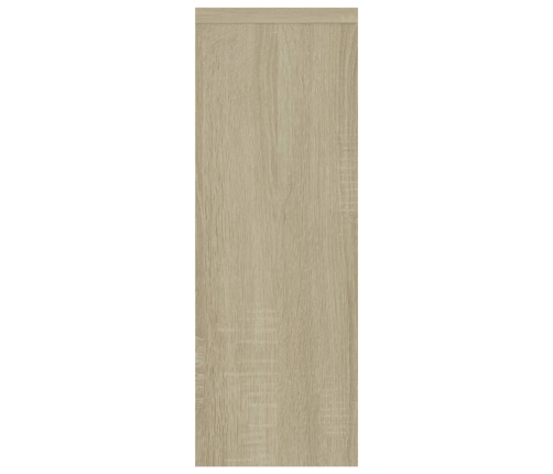 vidaXL Estantería de pared contrachapada blanco roble 45,1x16x45,1 cm