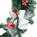 Corona de Navidad con luces LED PVC verde 60 cm