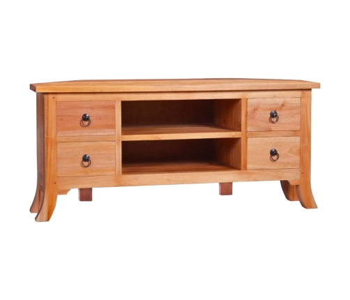 Mueble para TV de madera maciza de caoba 100x40x45 cm