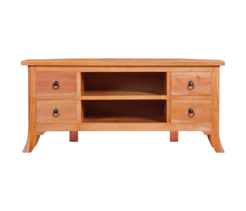 Mueble para TV de madera maciza de caoba 100x40x45 cm