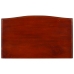 Mesa consola clásica de madera maciza caoba marrón 50x30x75 cm