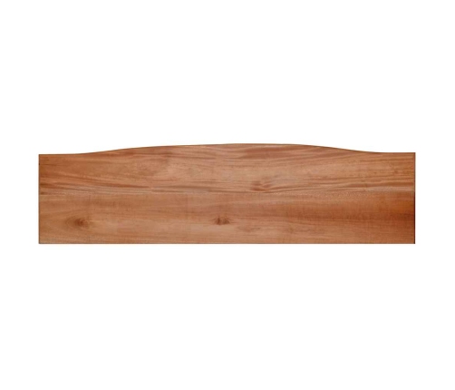 Mesa consola de madera maciza de caoba 120x30x75 cm