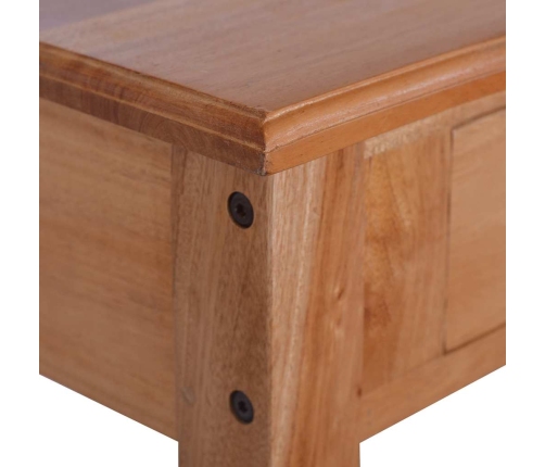 Mesa consola de madera maciza de caoba 120x30x75 cm